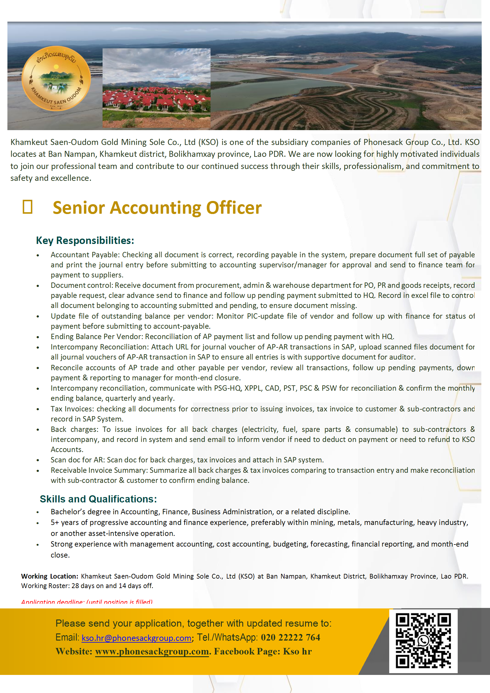 Senior Accounting Officer