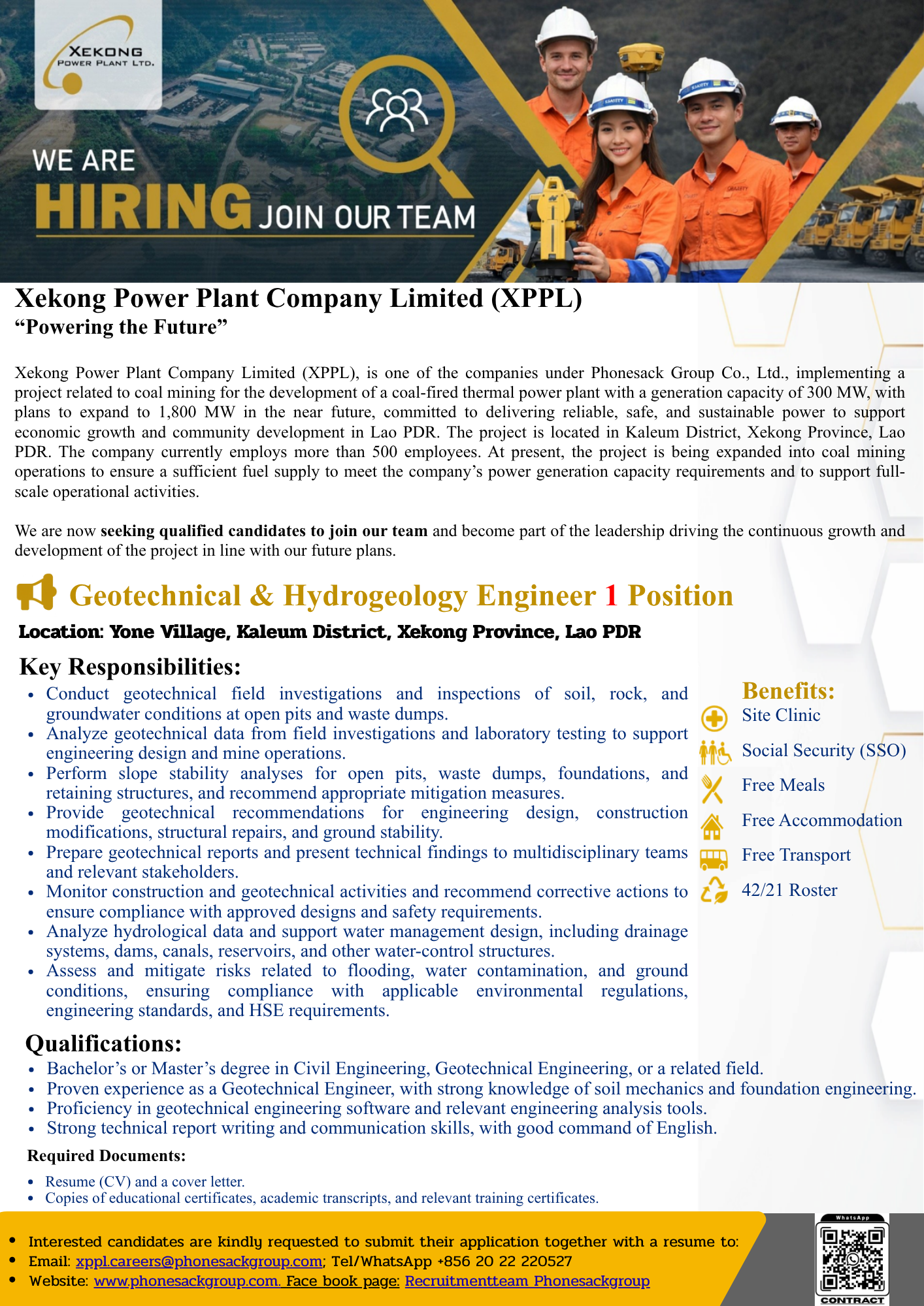 Geotechnical & Hydrogeology Engineer
