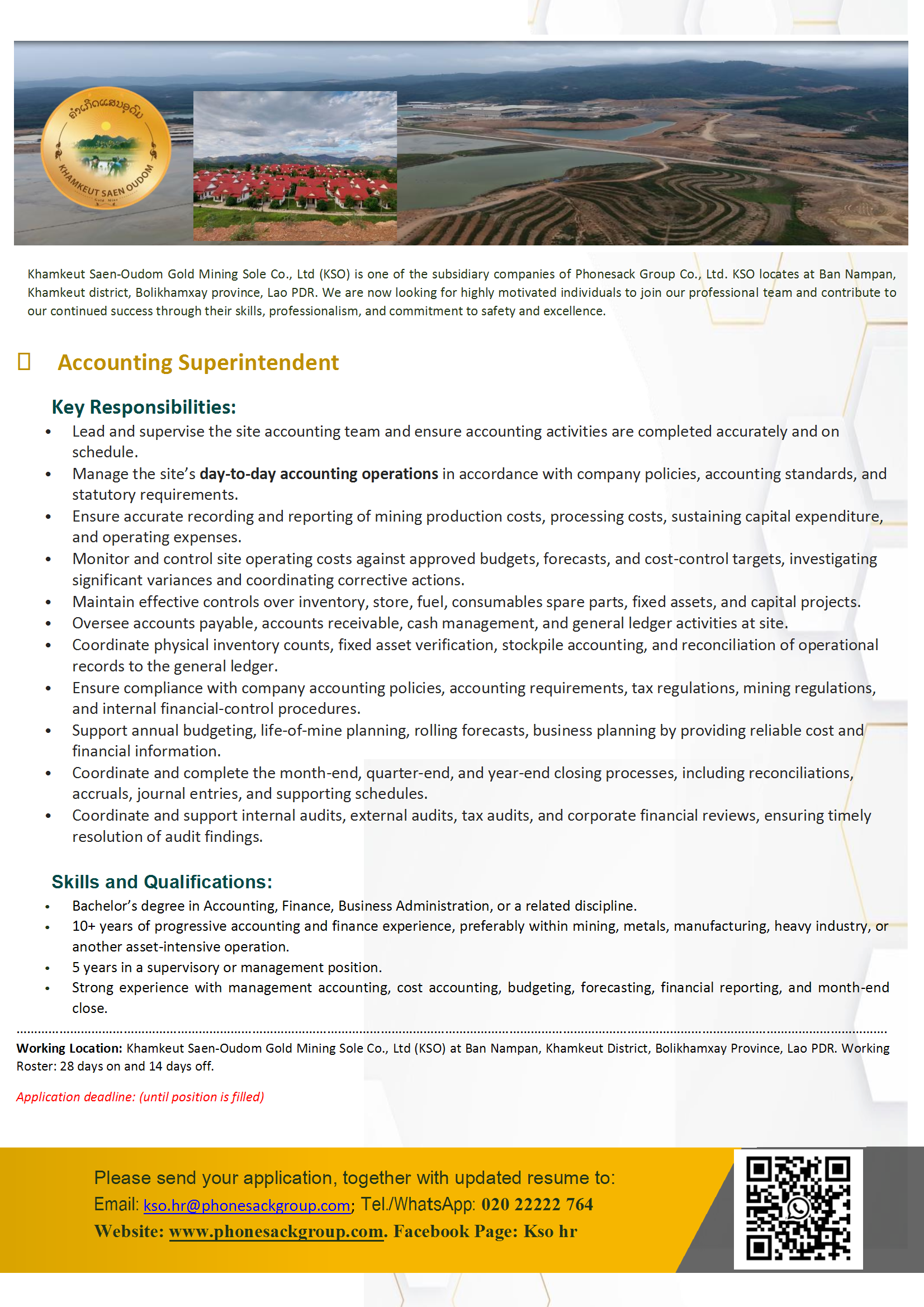 Accounting Superintendent